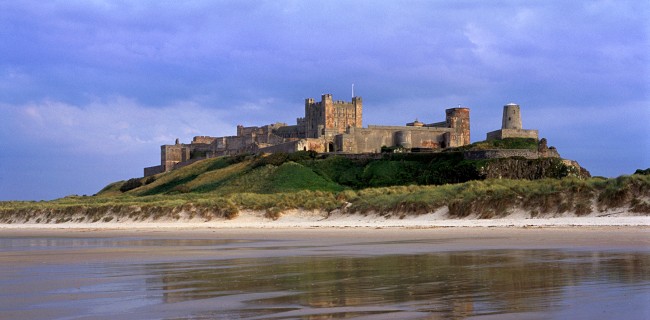 Panorama of Bamburgh Castle