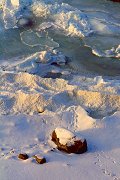 Ice-covered Baltic Sea