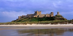 Panorama of Bamburgh Castle